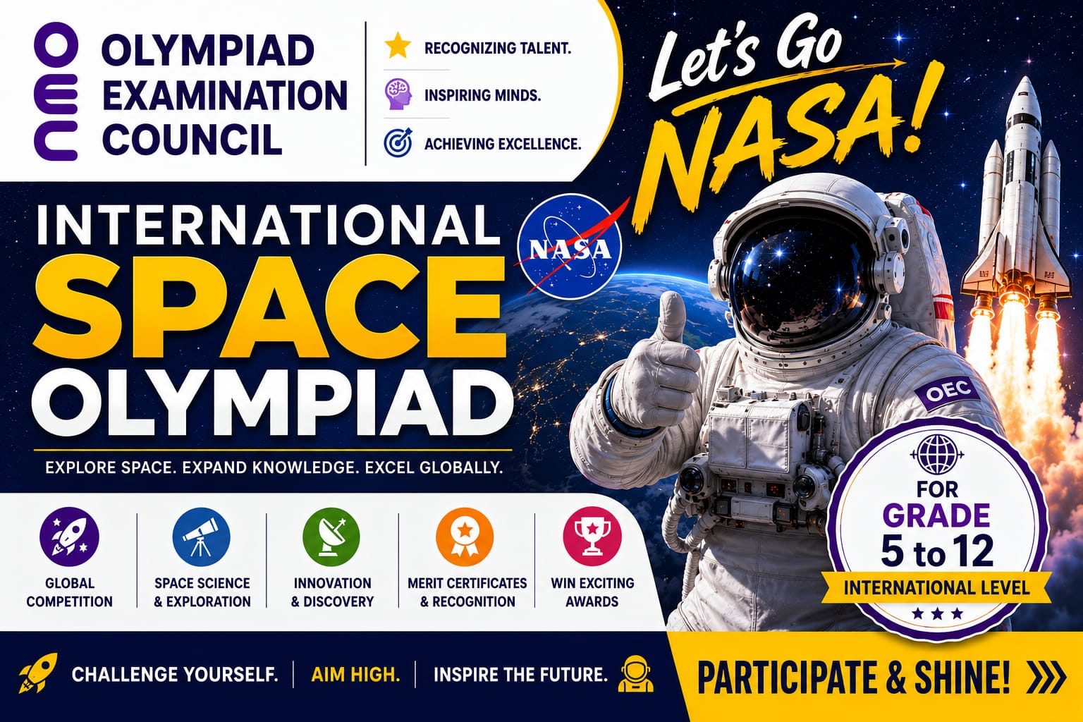 International Space Olympiad banner